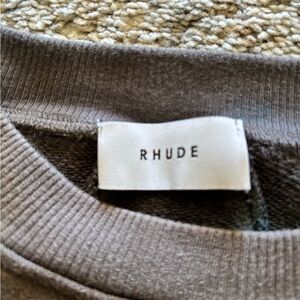 Rhude Two-Tone Crewneck Sweater oversized size small